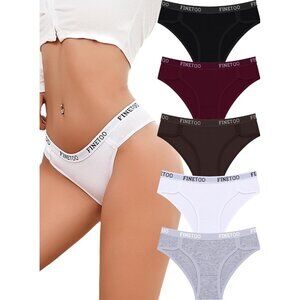 Cotton Underwear Women Pack Breathable Cheeky Bikini Sporting Comfortable